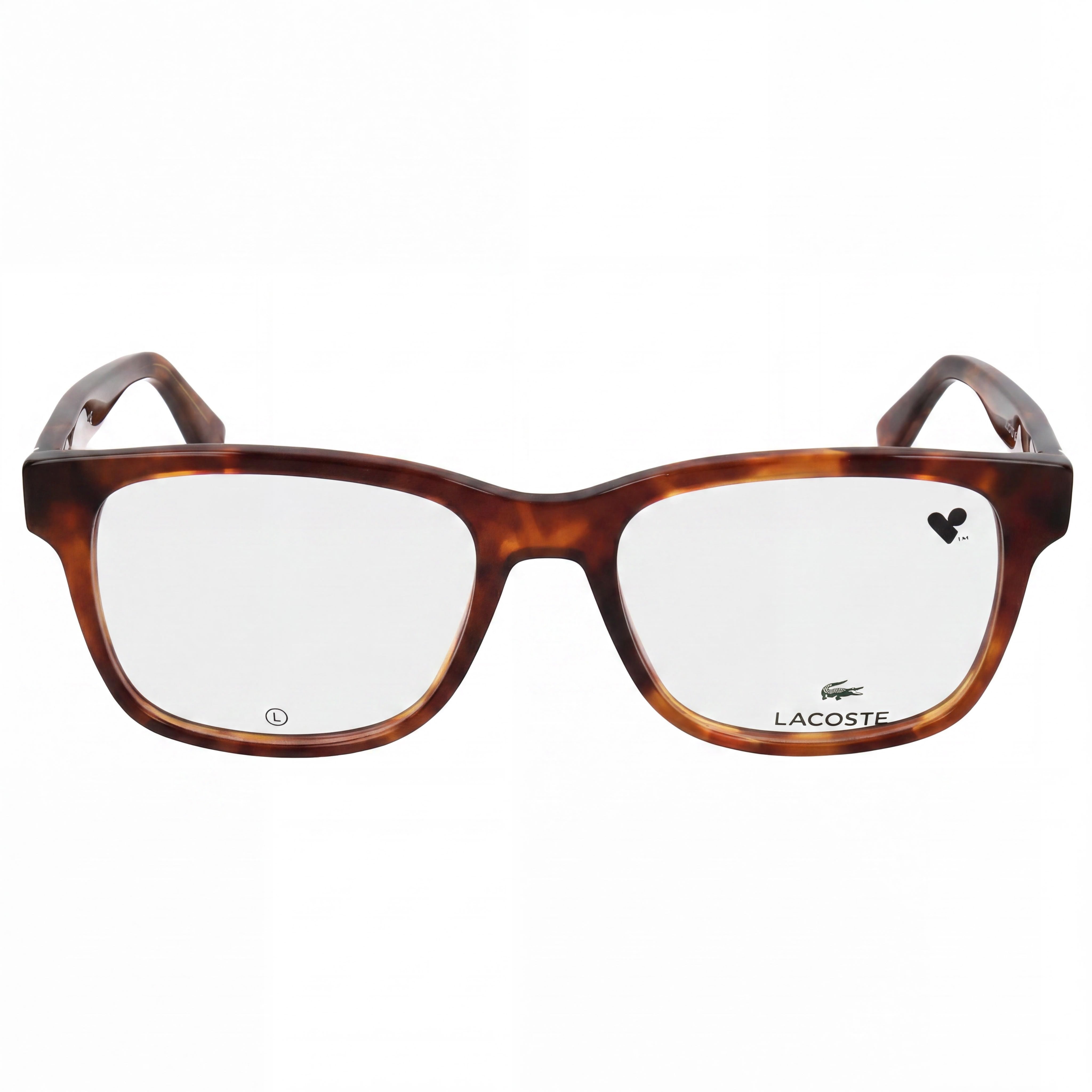 Lacoste L2937 Gafas Rectangulares Unisex, Havana Blonde, Metal, Photo 2