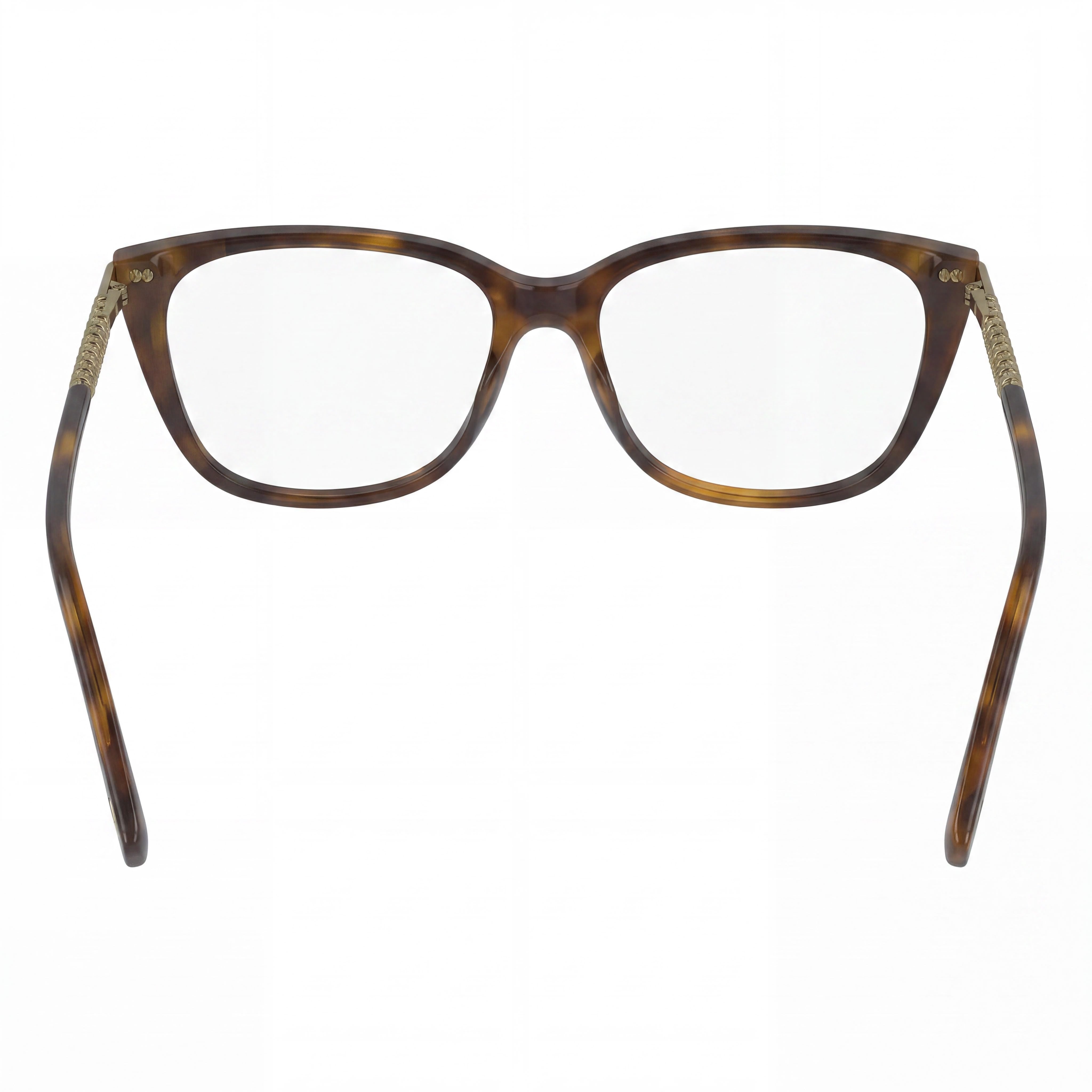 Lacoste Modern Women's Acetate Eyeglasses Frame in Havana with Havana Non Polycarbonate Lenses 54mm, Photo 2