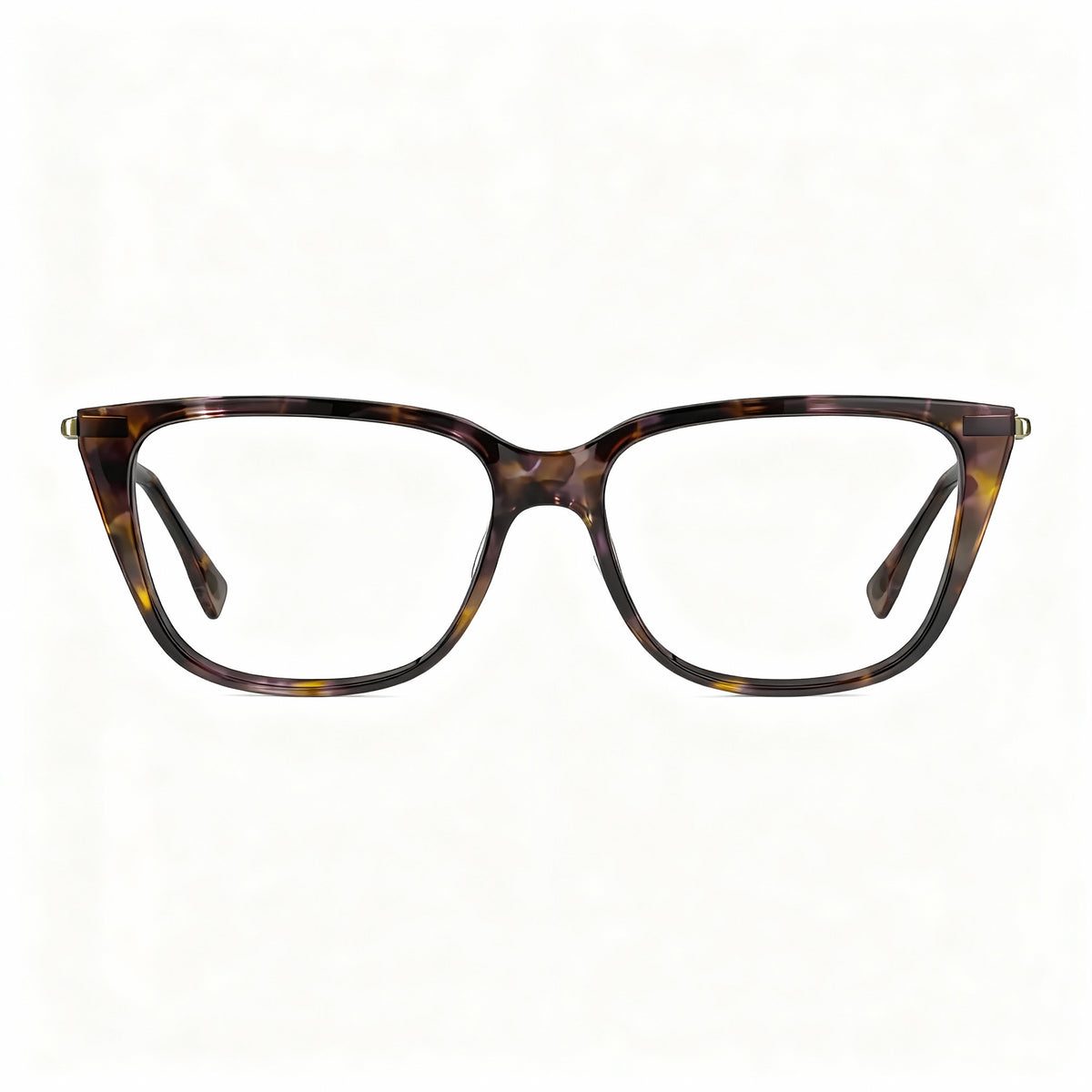 Lacoste L2939 Havana Purple Square Eyeglasses Unisex, Metal 54mm, Photo 3
