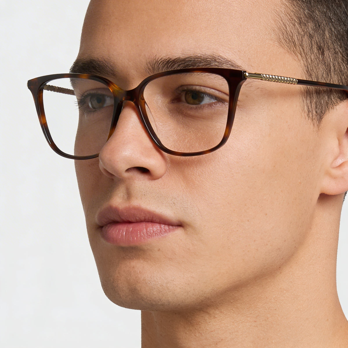 Gafas graduadas Lacoste L2940 rectangulares color Habana para hombre, 57 mm, Photo 5
