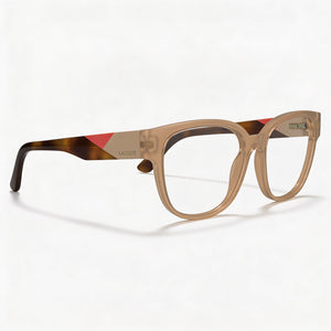 Lacoste L2953 Square Eyeglasses Unisex — front view, Iniettato frame