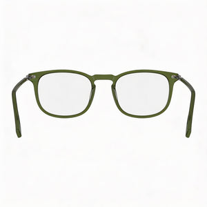 Lacoste L2954 Rectangle Eyeglasses Men — side view, Transparent Acetate temples