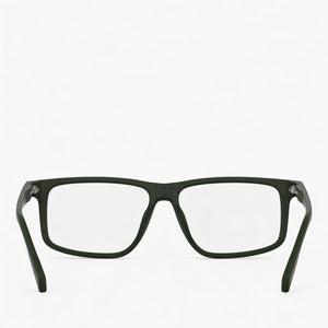 Lacoste L2959 Rectangle Eyeglasses for Men — front view, Green frame