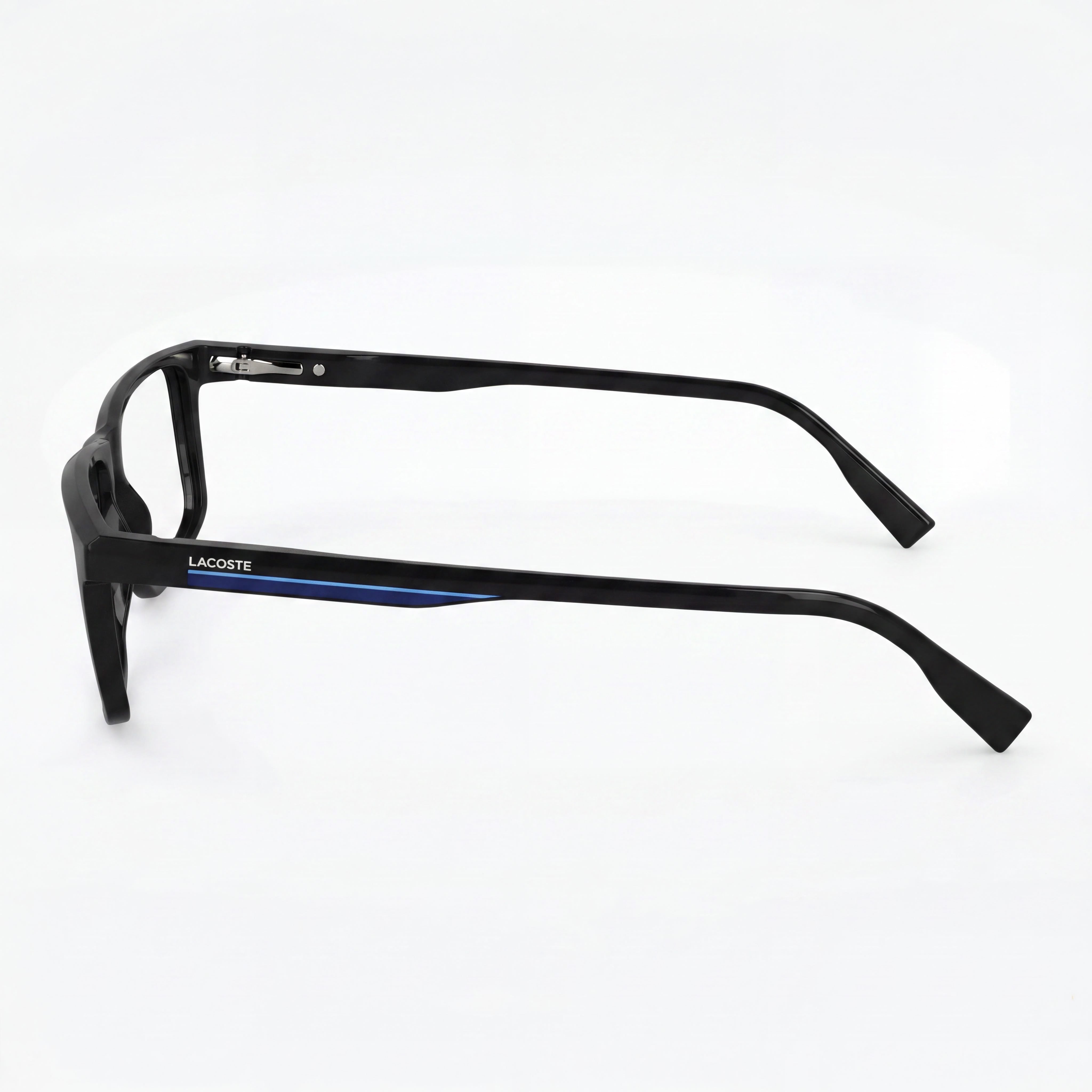 Lacoste L2959 Black Rectangle Eyeglasses Unisex, Injected 55mm, Photo 2