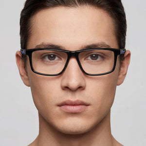Lacoste L2959 Rectangle Eyeglasses Unisex — interior view, Polycarbonate demo lenses