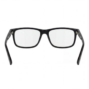 Lacoste L2959 Rectangle Eyeglasses Unisex — side view, Black, Injected temples
