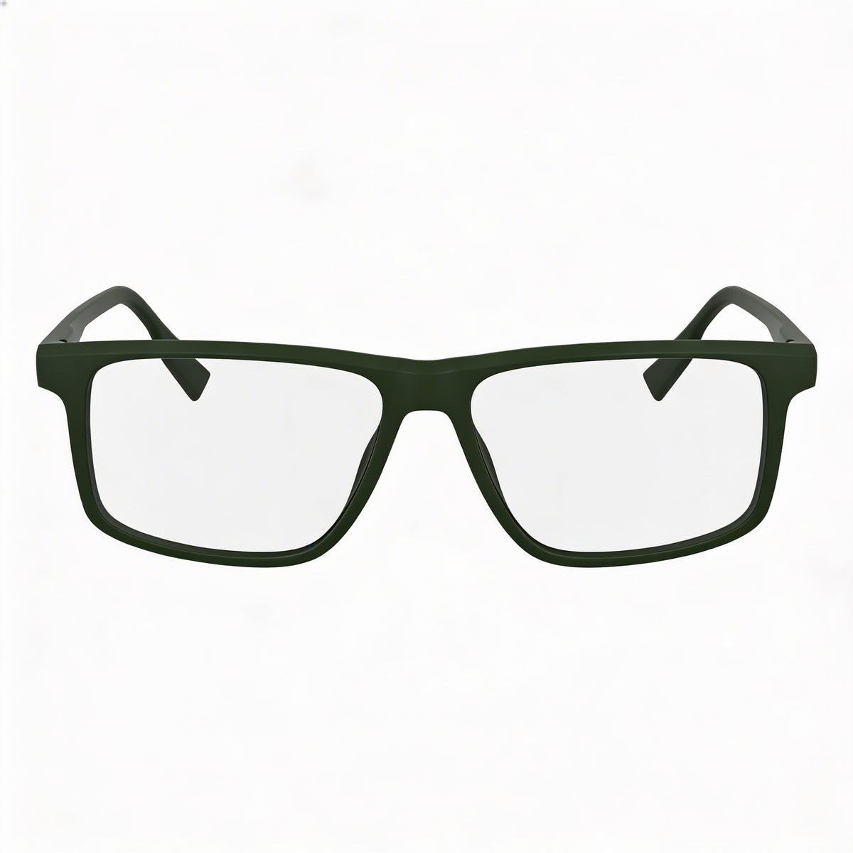 Lacoste L2959 Matte Green Rectangle Eyeglasses for Men, 55mm, Photo 2