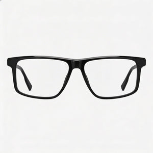 Lacoste L2959 N Rectangle Eyeglasses for Men — front view, Plastic