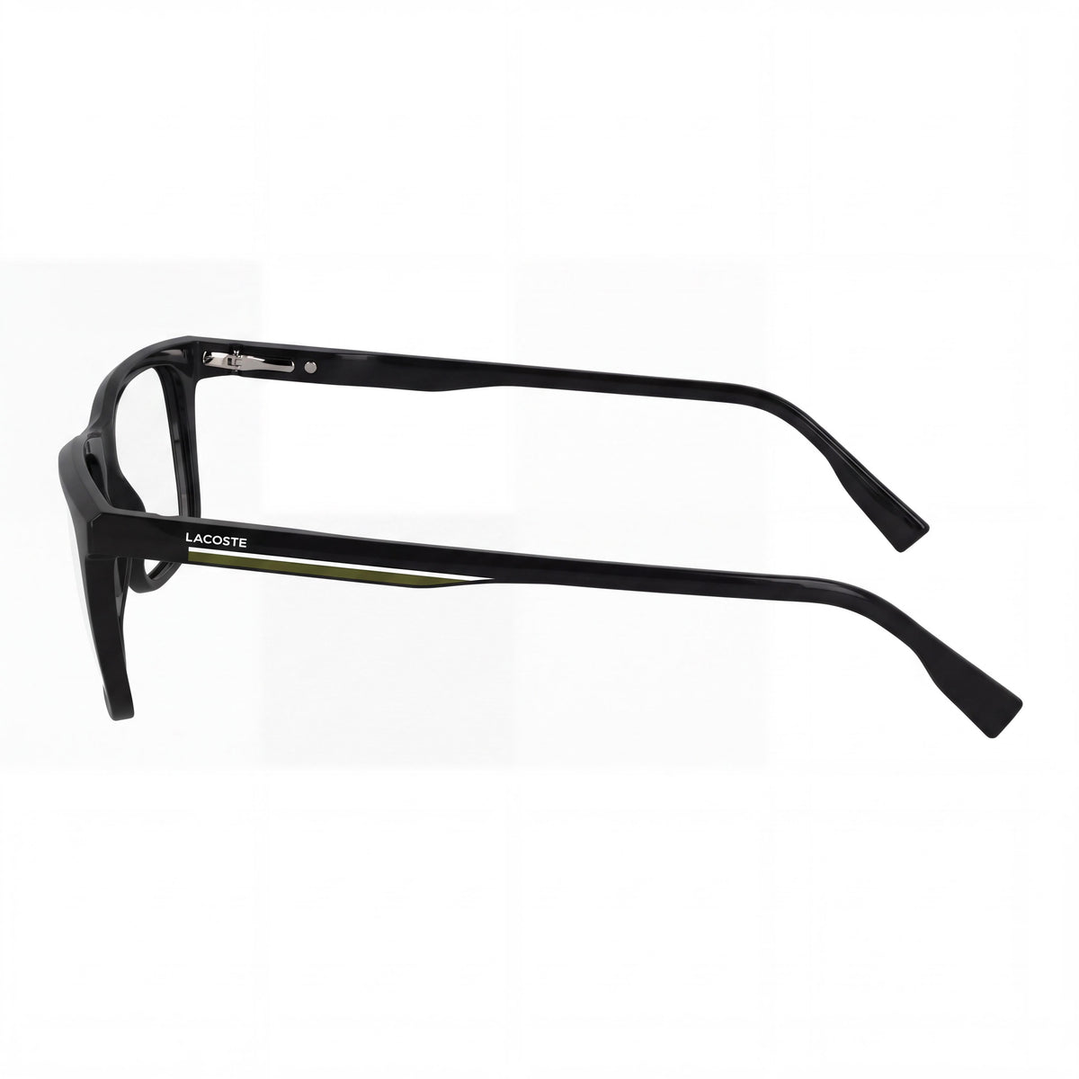 Gafas graduadas rectangulares Lacoste L2960 N para hombre, 56 mm, color negro, Photo 2
