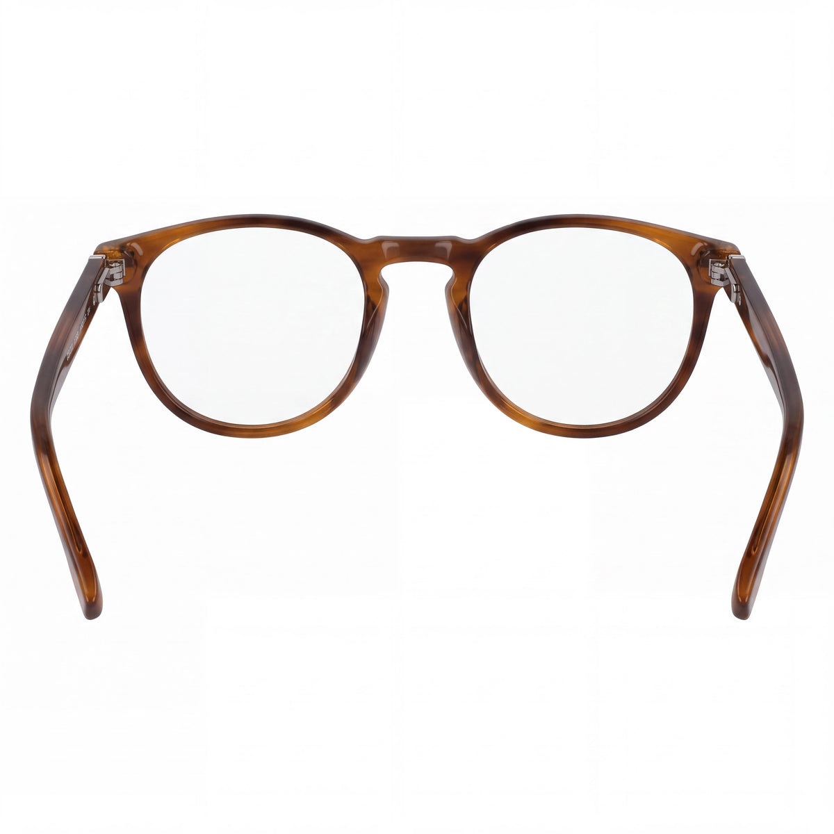 Lacoste L2966 Striped Brown Round Eyeglasses Unisex, Photo 4