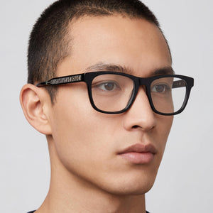 Lacoste L2994lb Rectangle Eyeglasses Unisex — interior view, Polycarbonate demo lenses