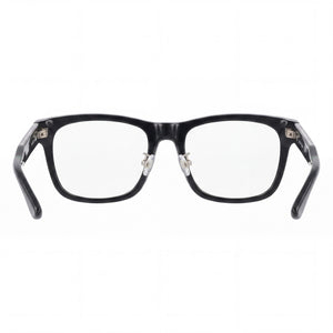Lacoste L2994lb Rectangle Eyeglasses Unisex — side view, Black Acetate temples