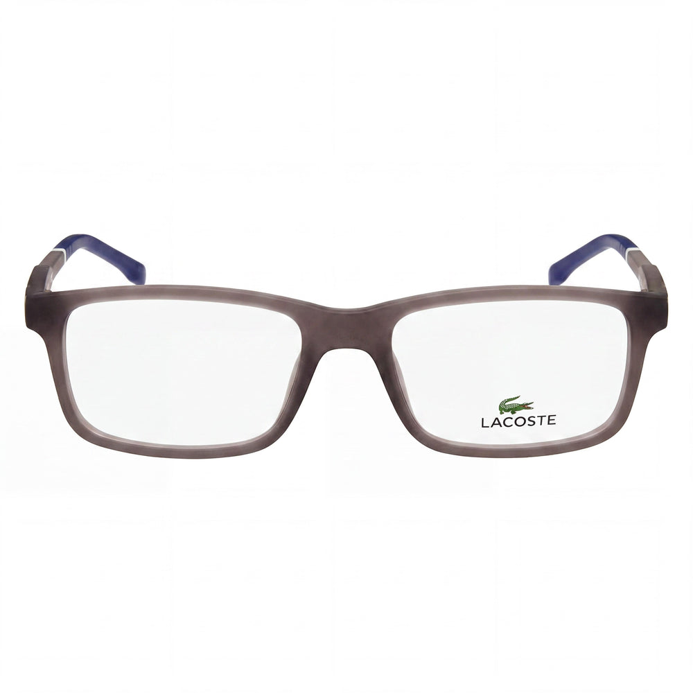 Gafas de sol unisex Lacoste L3646 Modern Classic con montura inyectada gris mate y lentes de policarbonato gris mate, 49 mm