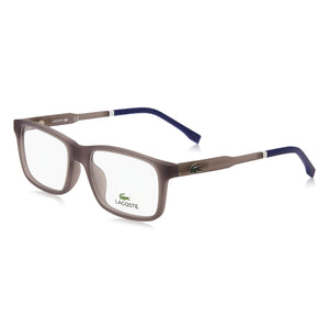Lacoste L3646 Beige Rectangle Eyeglasses Unisex, Injected frame