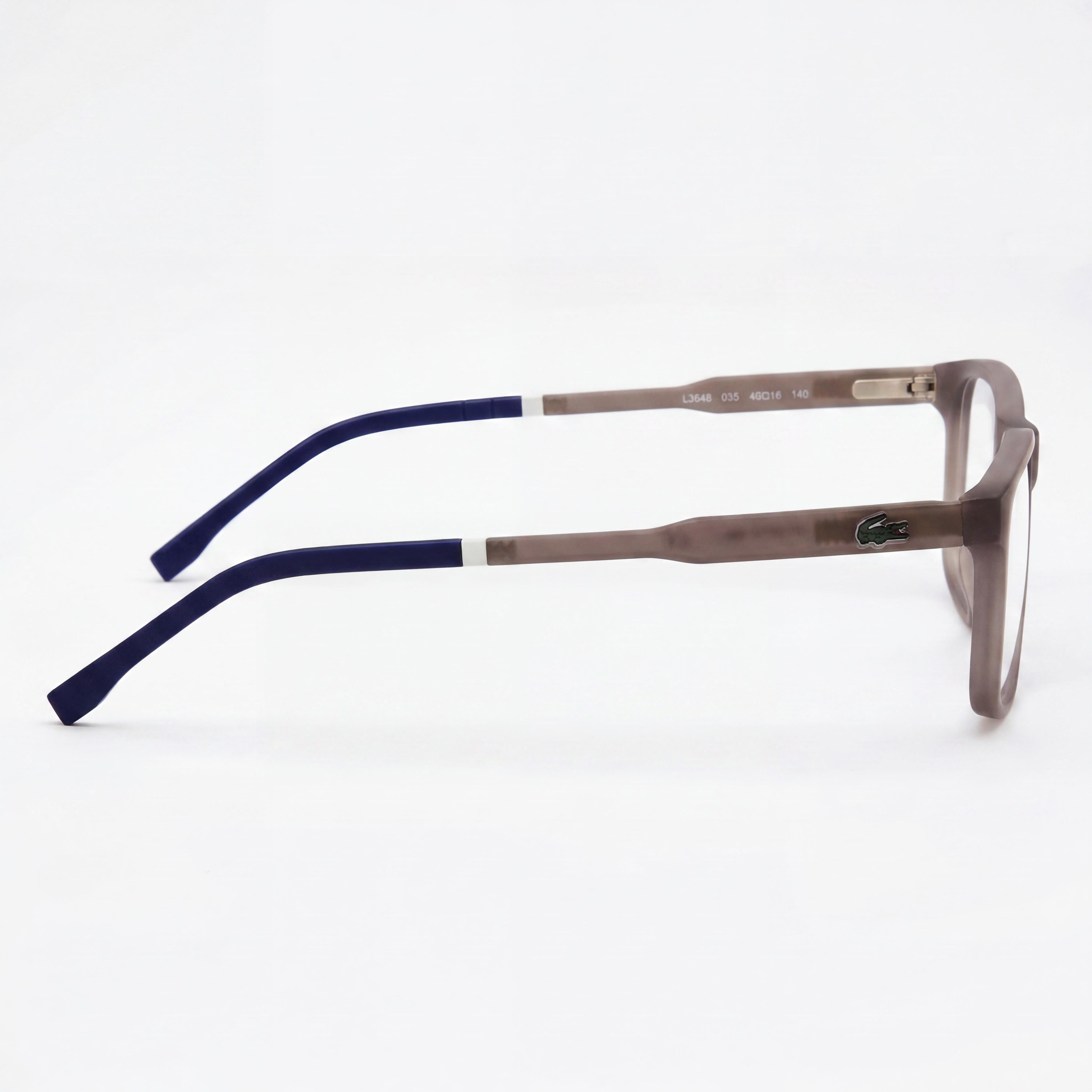 Gafas Lacoste L3646 rectangulares unisex gris mate, 49mm, Photo 3