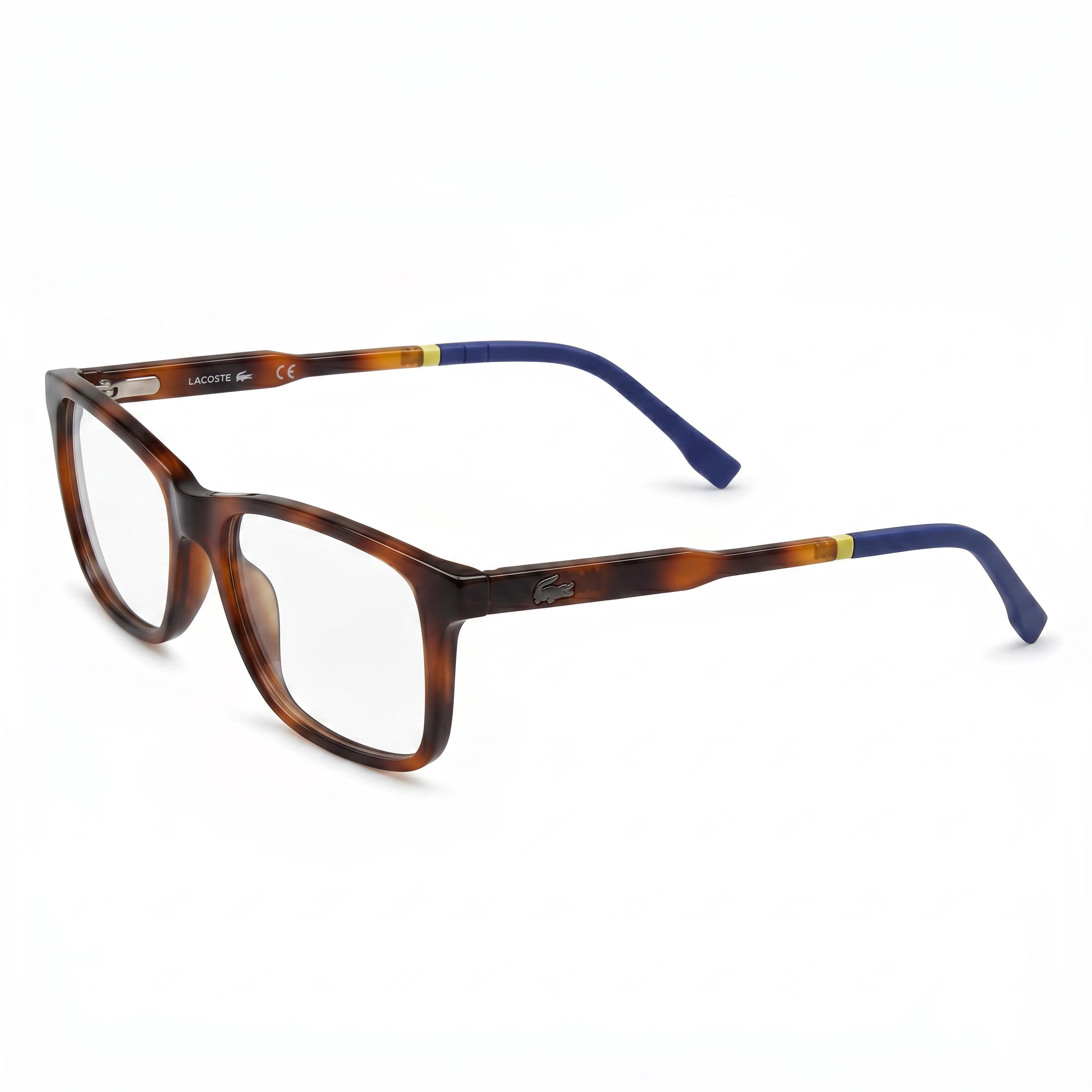 Lacoste L3647 Havana Rectangle Eyeglasses Unisex, 50mm, Photo 1