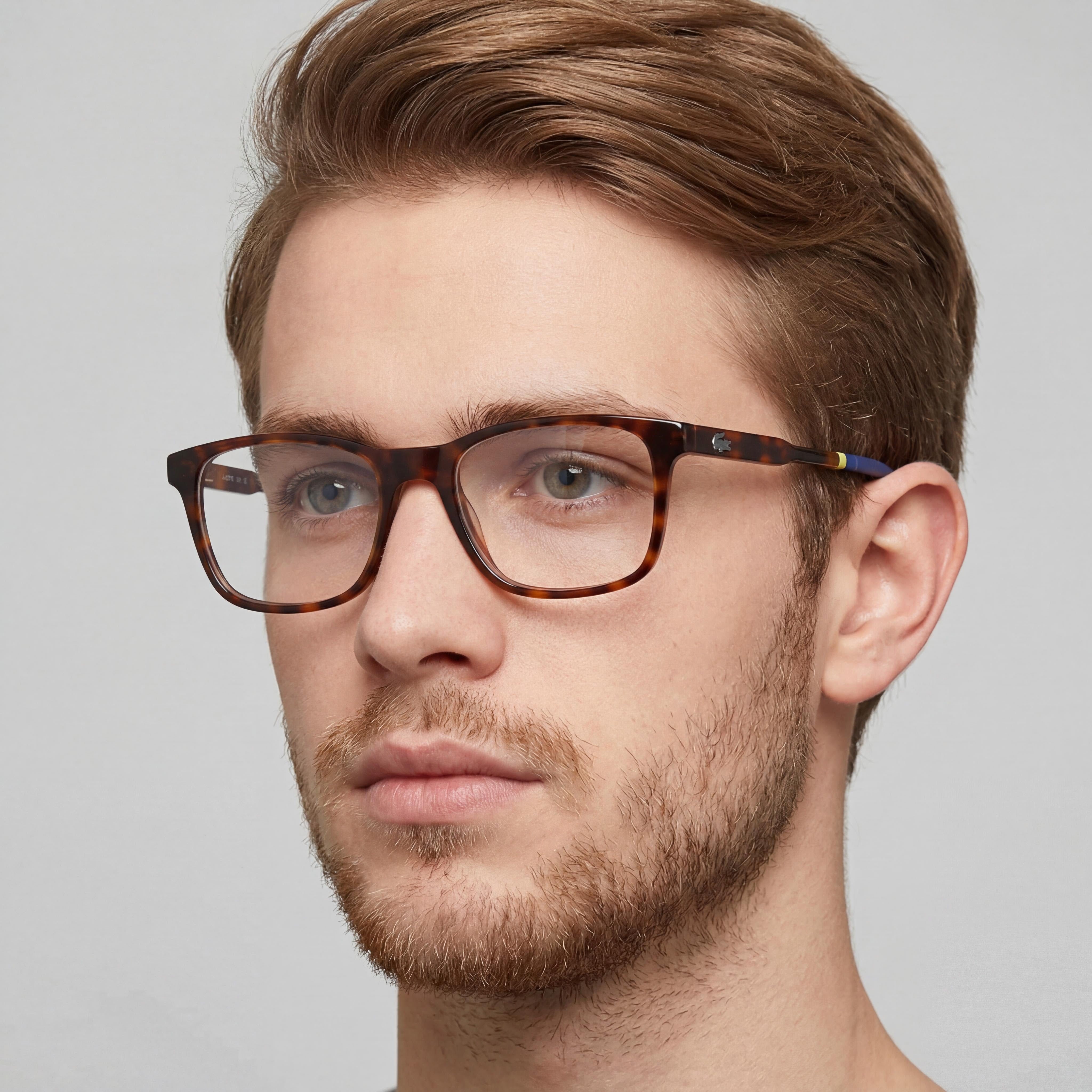 Lacoste L3647 Havana Rectangle Eyeglasses Unisex, 50mm, Photo 3