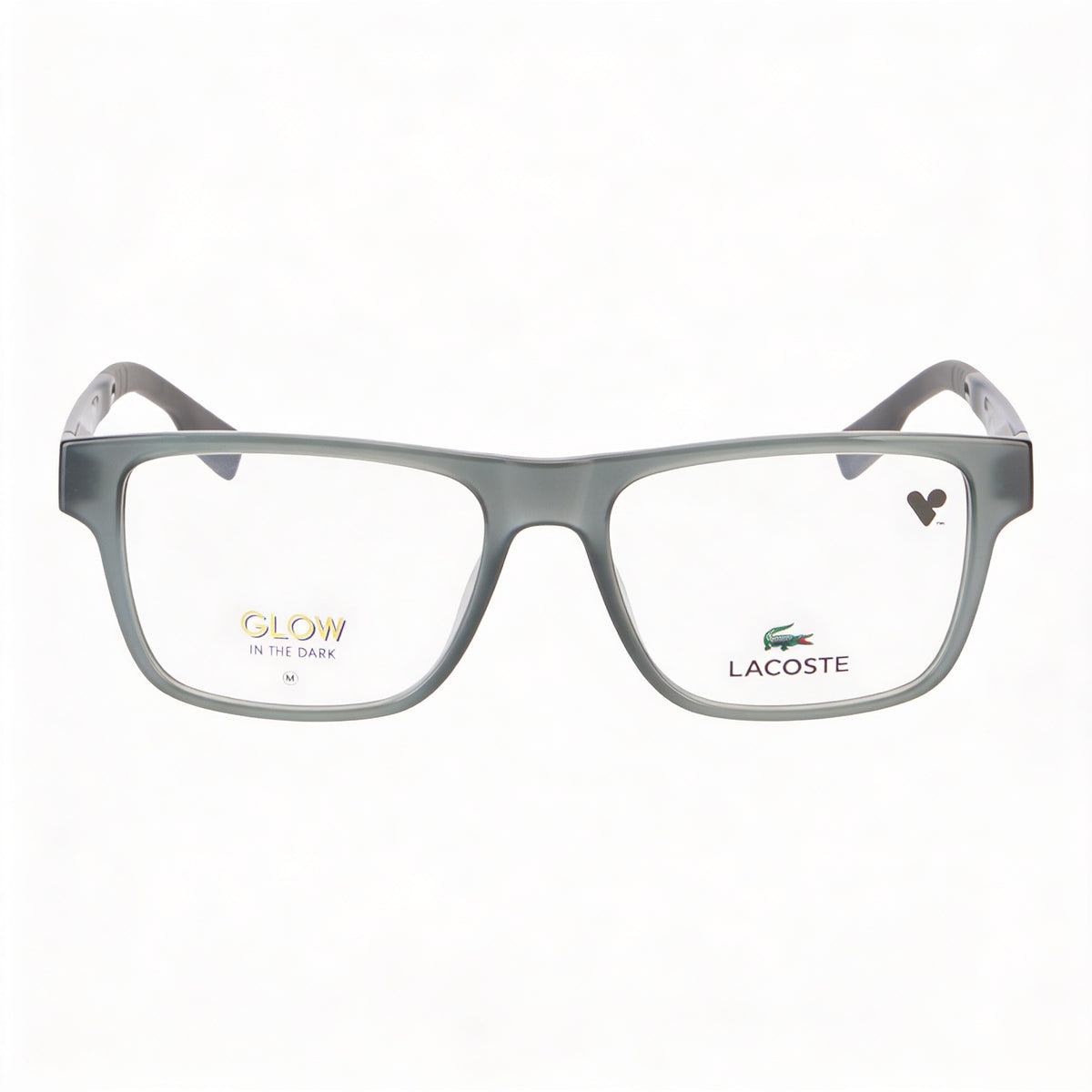 Lacoste L3655 Grey Lumi Rectangle Eyeglasses for Women, Injected 49mm, Photo 2