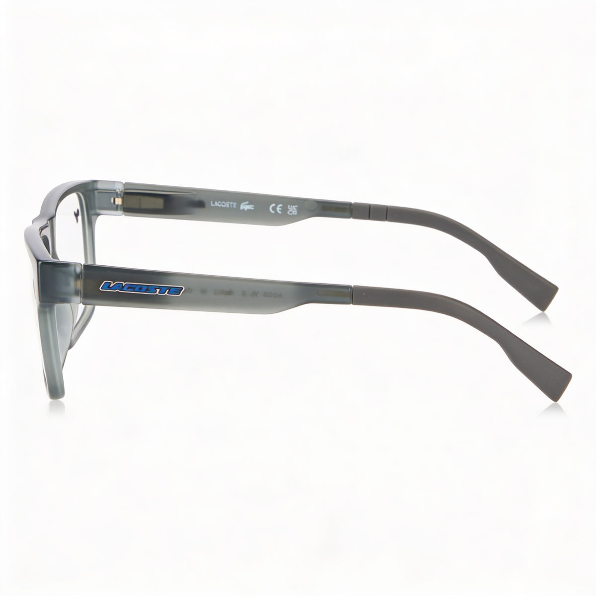 Lacoste L3655 Grey Lumi Rectangle Eyeglasses for Women, Injected 49mm, Photo 3