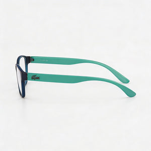 Lacoste L3803b Rectangle Eyeglasses Women — side view, Black temples