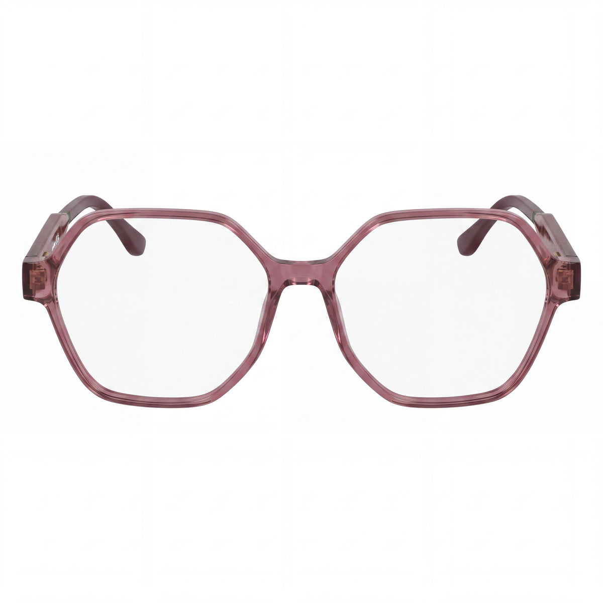Gafas graduadas Lacoste L4000 para mujer, cuadradas, color burdeos transparente, 55 mm, Photo 2
