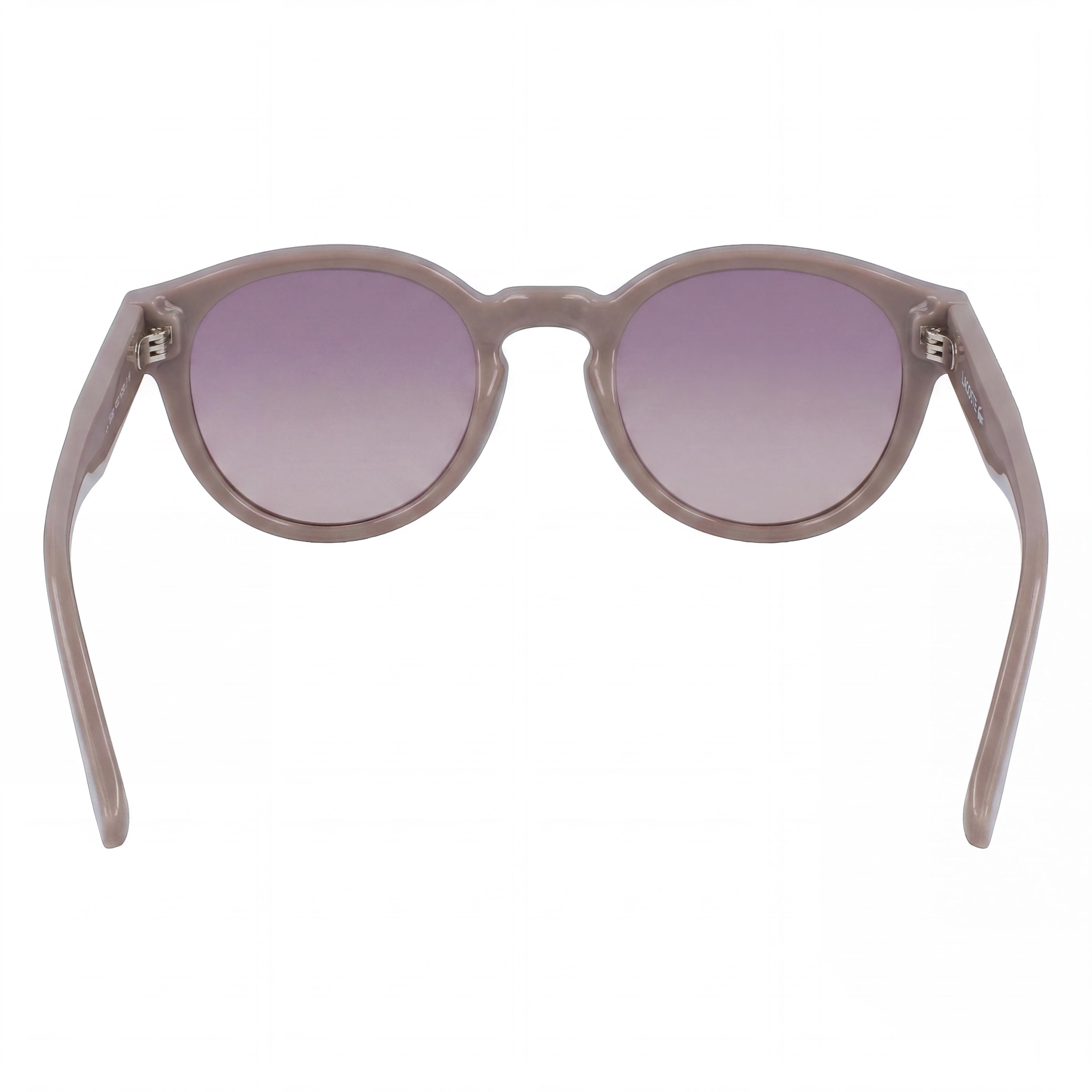 Gafas de sol redondas degradadas Lacoste L6000S grises para mujer, 51 mm, Photo 2