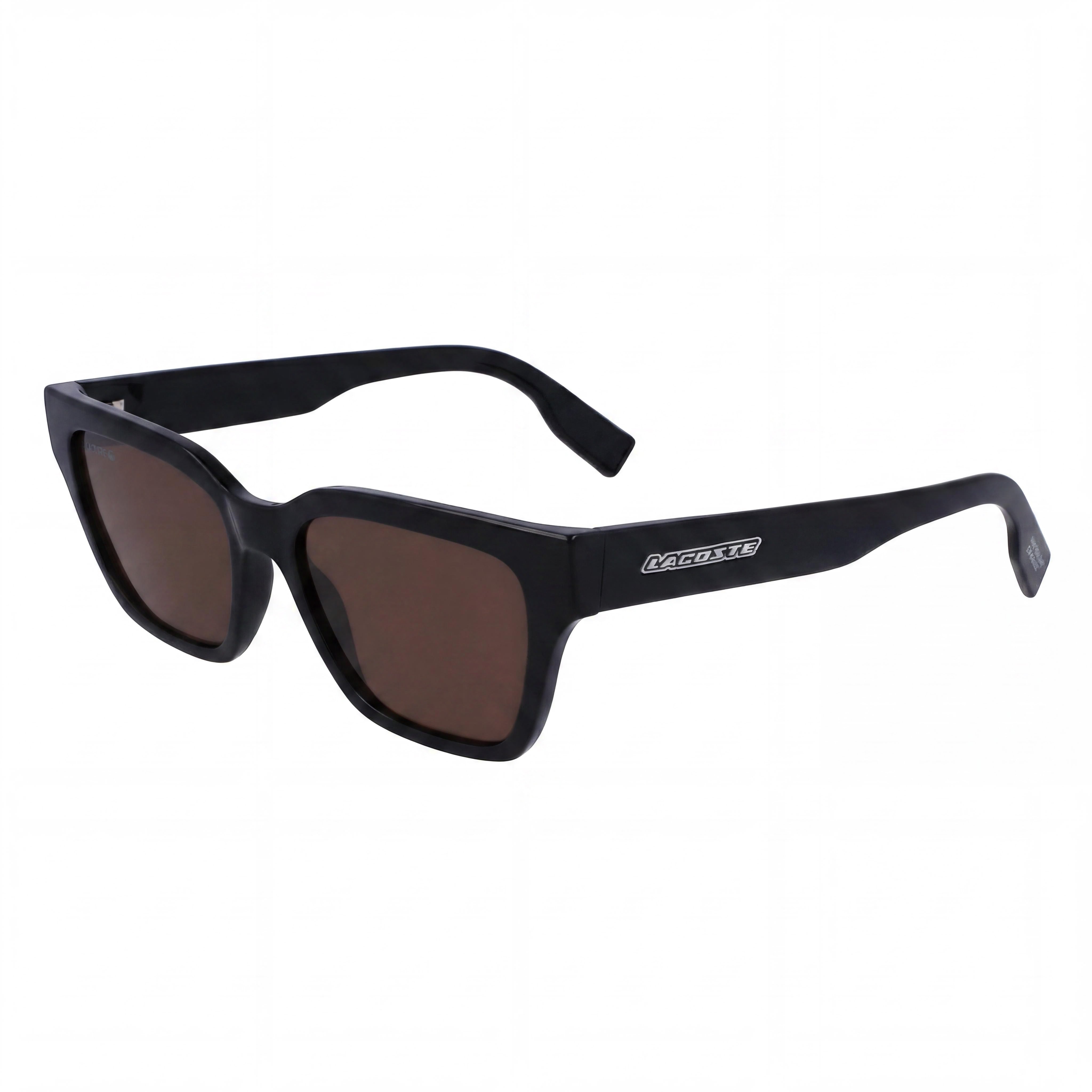 Gafas de sol Lacoste L6002S negras rectangulares para mujer, 53mm, Photo 1