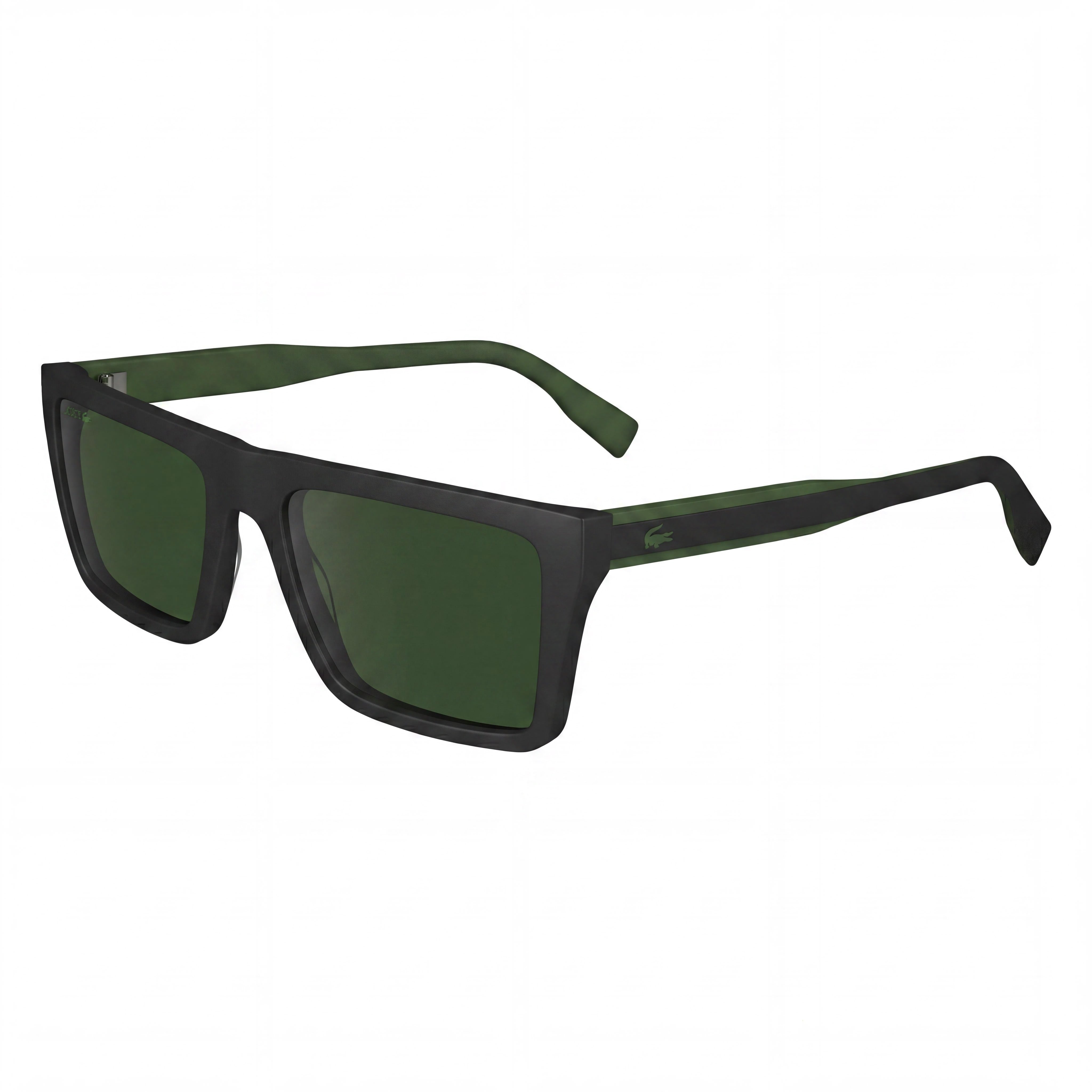 Gafas de sol unisex Lacoste L6009s de plástico gris metalizado, policarbonato verde, protección UV, no polarizadas, 56-19-145, Photo 1