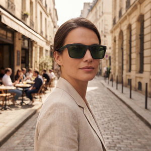 Lacoste L6009S Green Sunglasses Unisex — lifestyle wear, everyday sun coverage