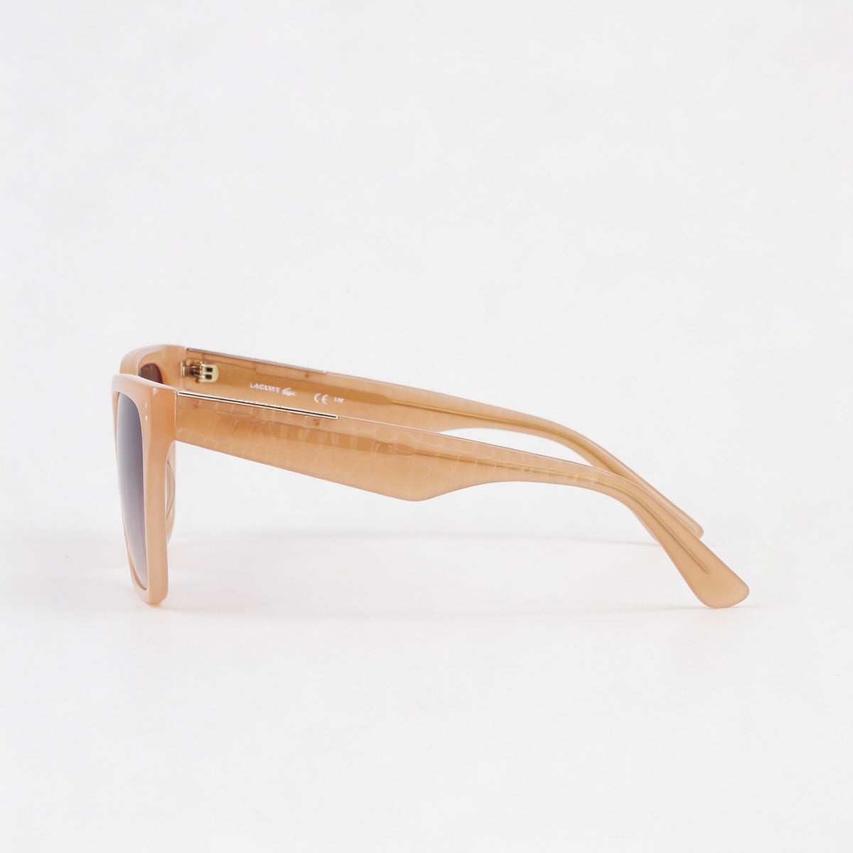 Lacoste L6022s Opaline Nude Rectangle Sunglasses for Women, 54mm, Photo 3