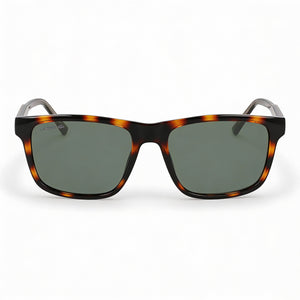 Lacoste L6025s Rectangle Sunglasses Unisex — front view, Injected frame
