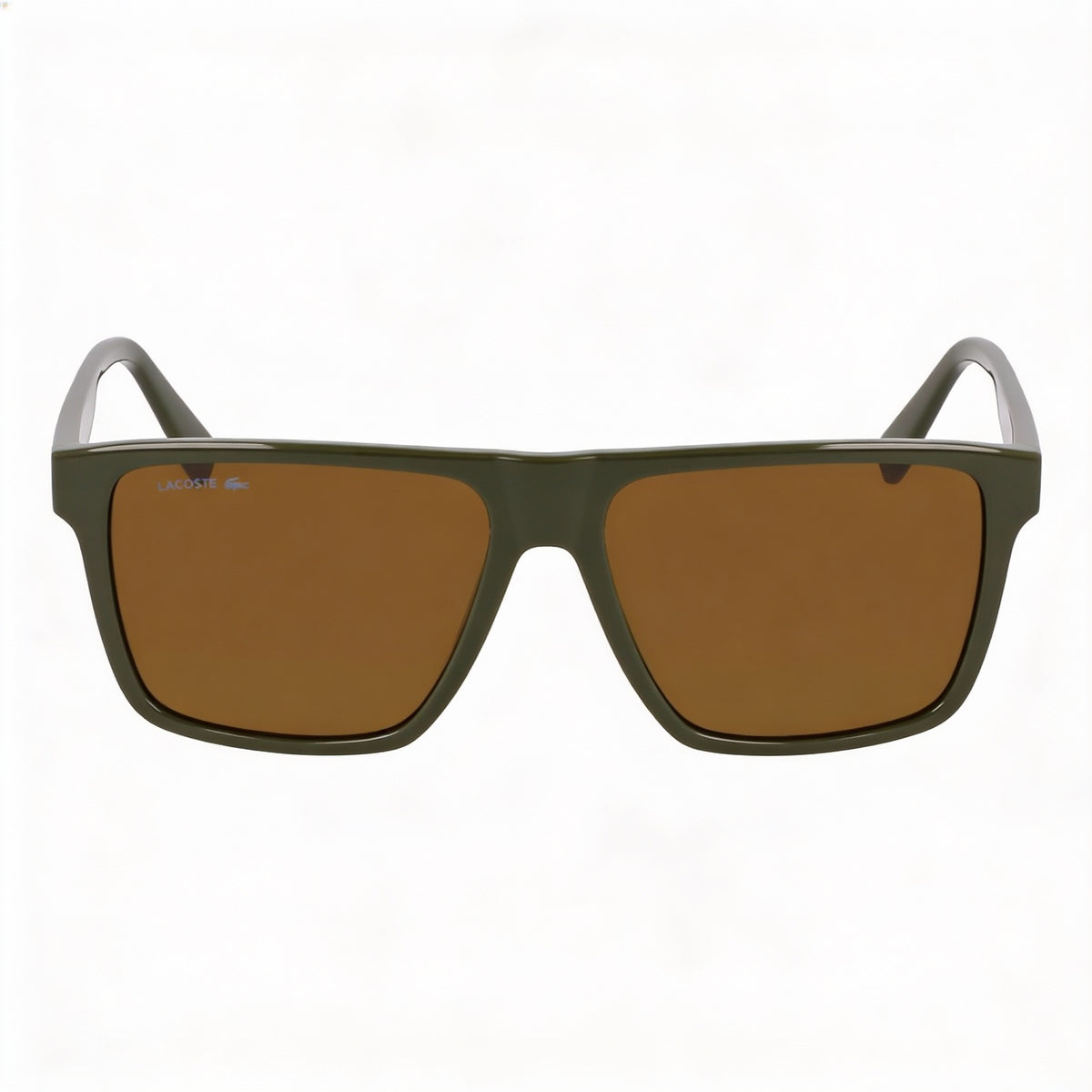 Gafas de sol unisex rectangulares Lacoste L6027s caqui, 57mm, Photo 2