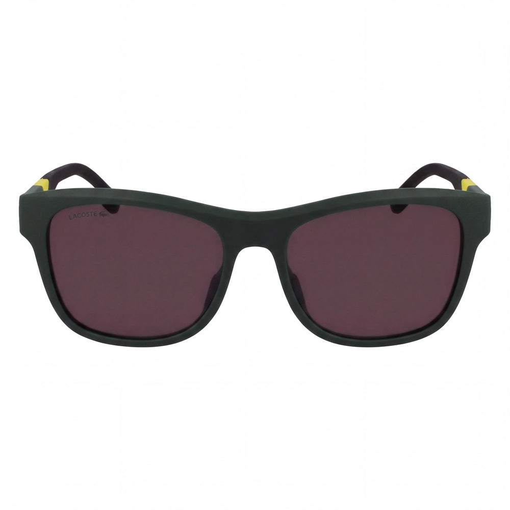 Lacoste L6043s Rectangle Sunglasses for Men — front view, Plastic frame