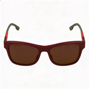 Lacoste L6043s Square Sunglasses for Men — front view, Plastic frame