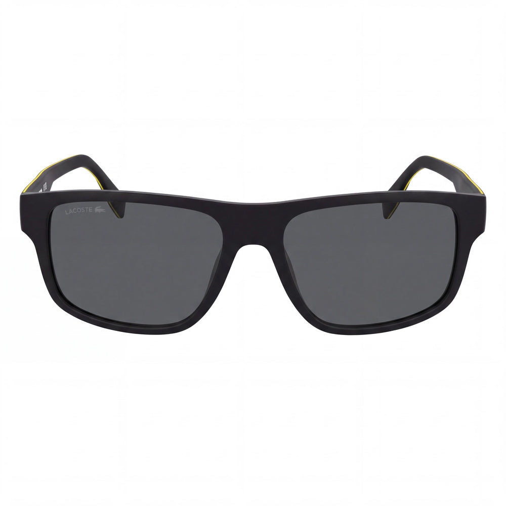 Lacoste L6057s Rectangle Sunglasses for Men — front view, Plastic frame