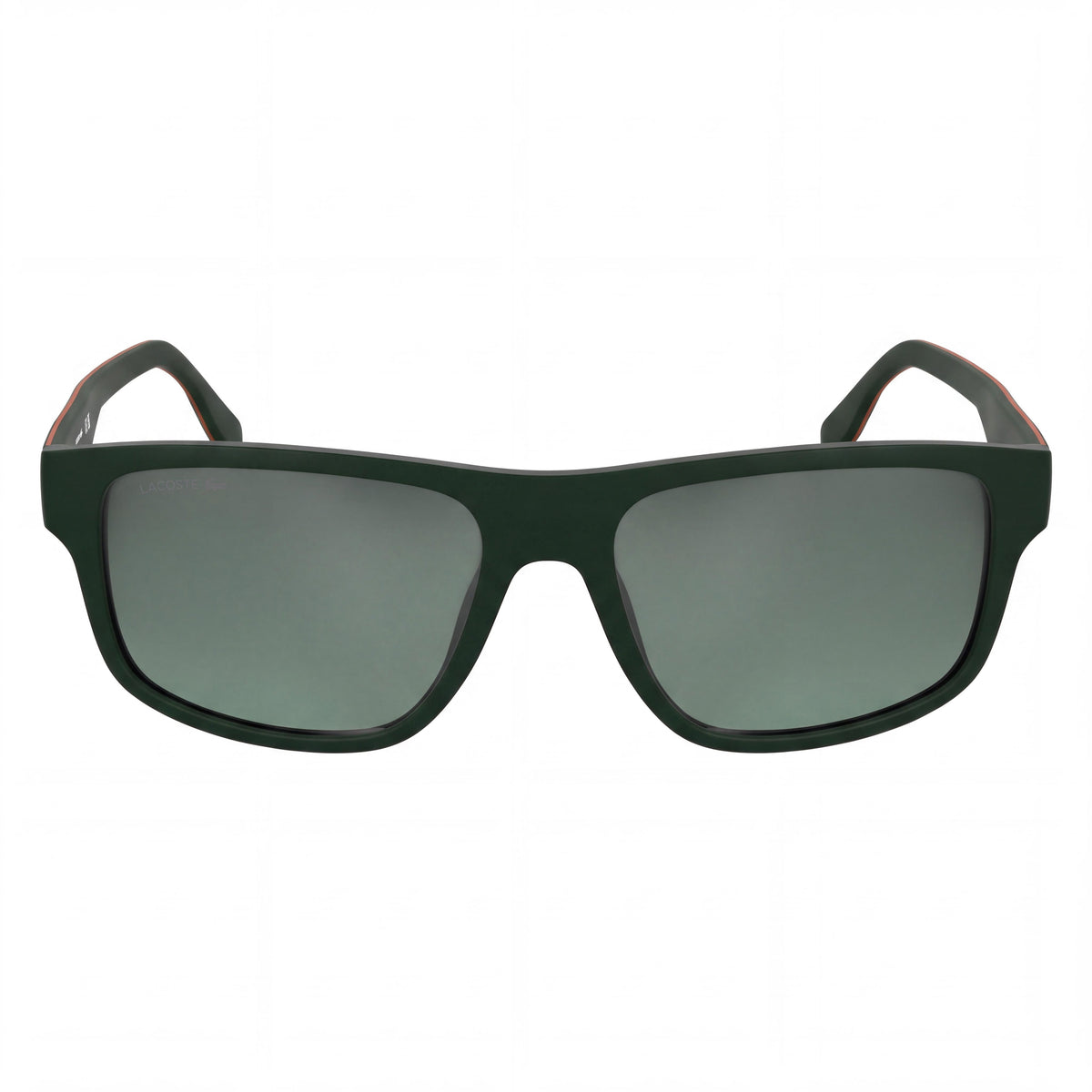 Gafas de sol cuadradas Lacoste L6057S en verde mate para hombre, 57 mm, Photo 2