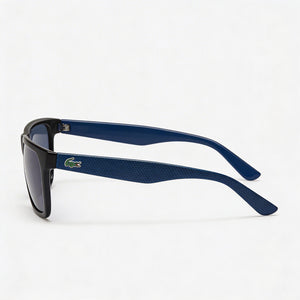 Lacoste L732S N Square Sunglasses Unisex — side view, Non-Polarized Grey lens