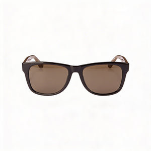 Lacoste L734s Square Sunglasses Unisex — front view, Acetate frame