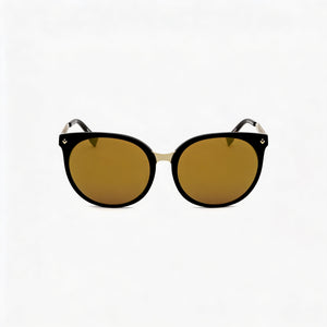 Lacoste L842SA Round Sunglasses for Women — front view, Plastic frame