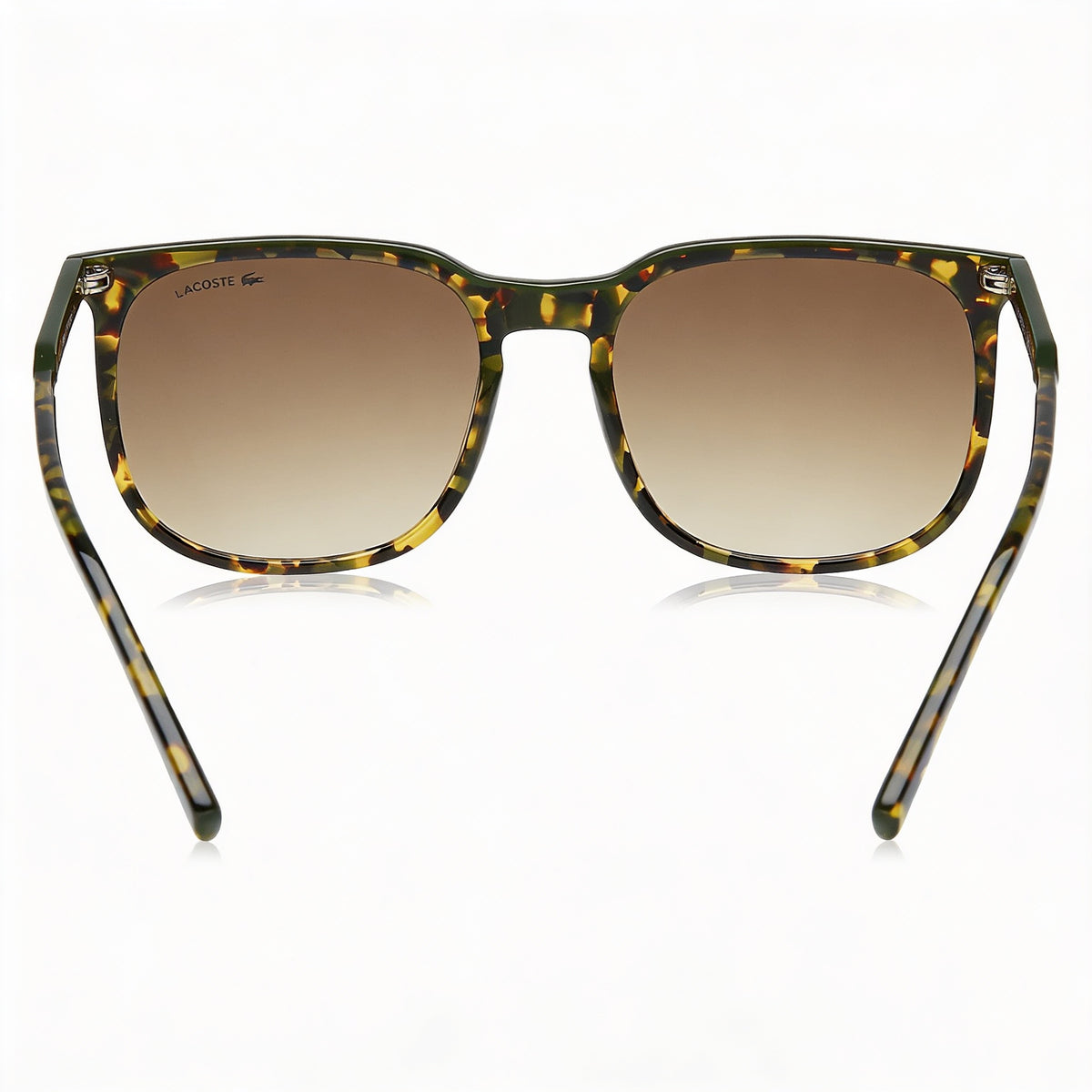 Lacoste L925S Dark Havana/Green Rectangle Sunglasses Unisex, 54mm, Photo 4