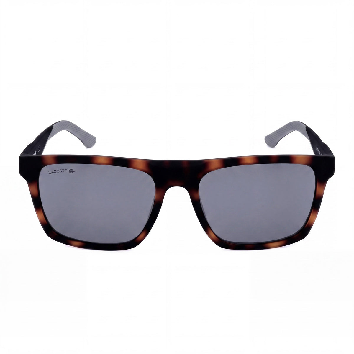 Lacoste L957s Matte Havana Rectangle Sunglasses for Men, 56mm, Photo 2