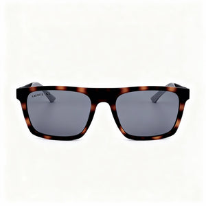 Lacoste L957s Rectangle Sunglasses for Men — front view, Plastic frame