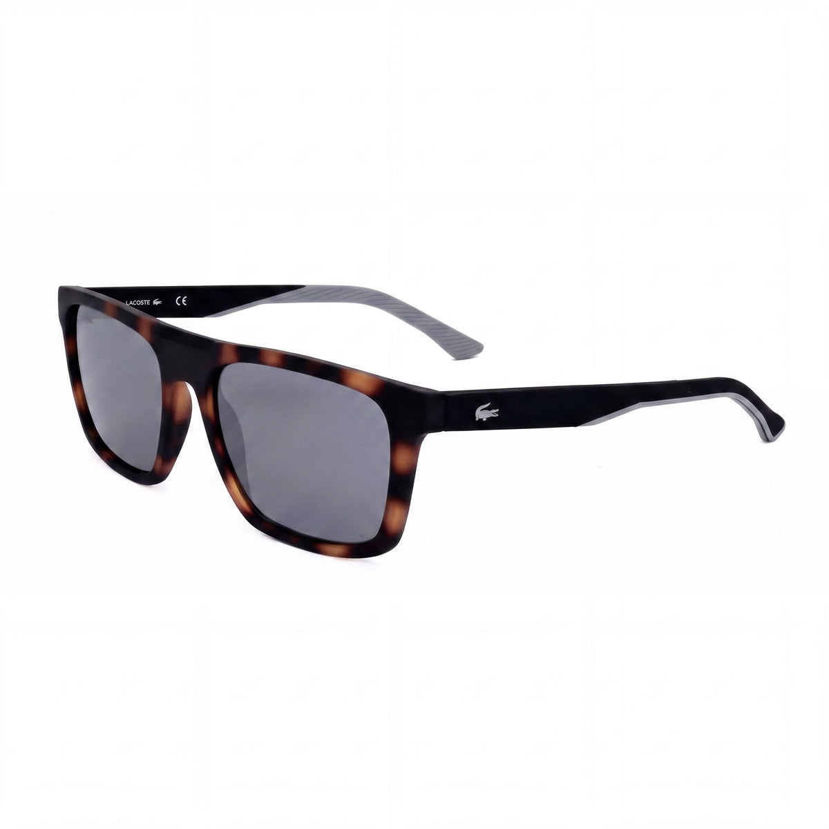Gafas de sol rectangulares Lacoste L957s Matte Havana para hombre, 56 mm, Photo 1