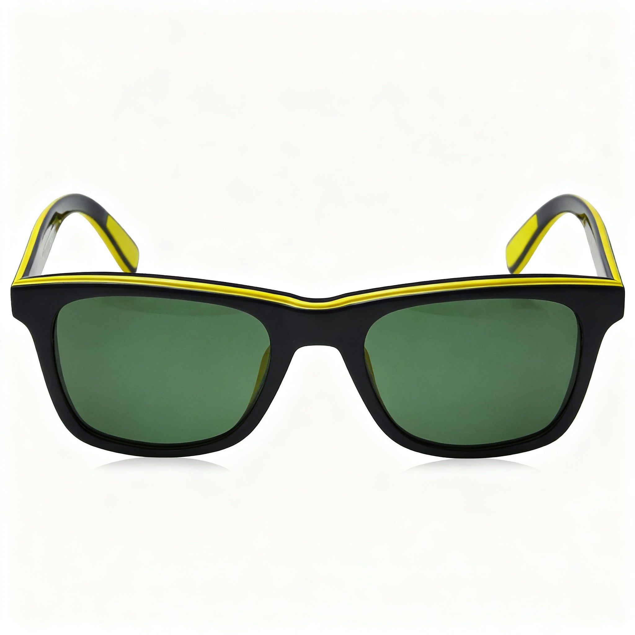 Lacoste Modern Bluette Yellow Square Polarized Sunglasses Unisex, 52mm, Photo 2