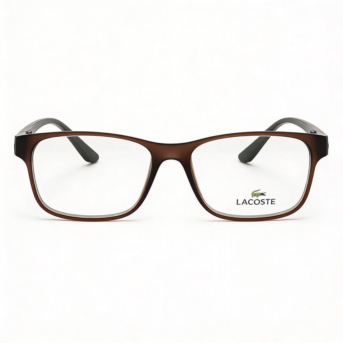 Lacoste Modern Matte Brown Eyeglasses Unisex, 51mm, Photo 2