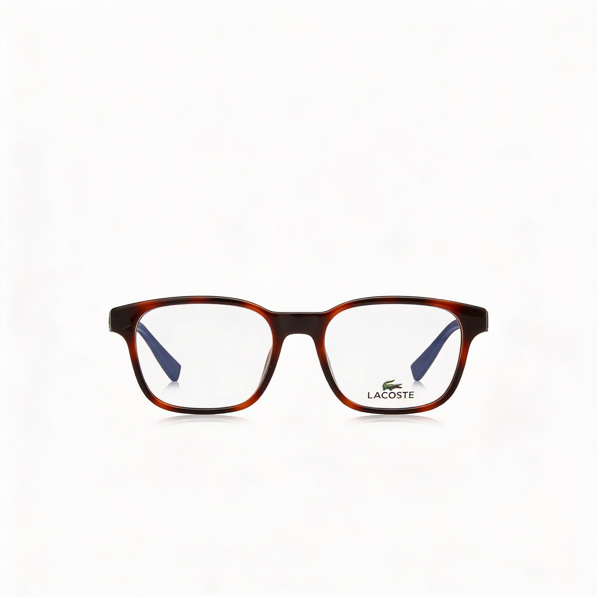 Gafas graduadas rectangulares Lacoste Modern Havana unisex, 49 mm, Photo 2