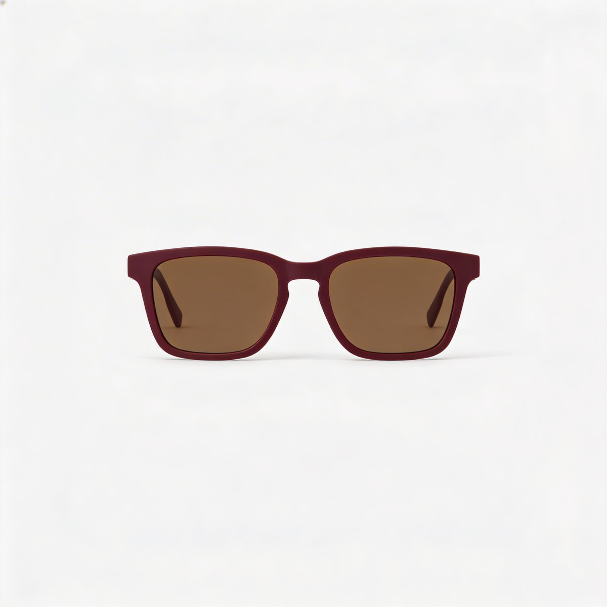 Gafas de sol Lacoste rectangulares modernas en rojo oscuro mate unisex, 53 mm, Photo 2