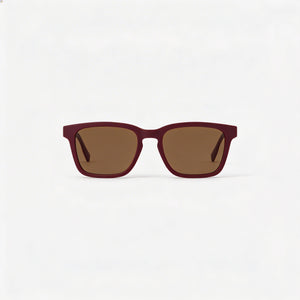 Lacoste Modern Rectangle Sunglasses Unisex — front view, Plastic frame
