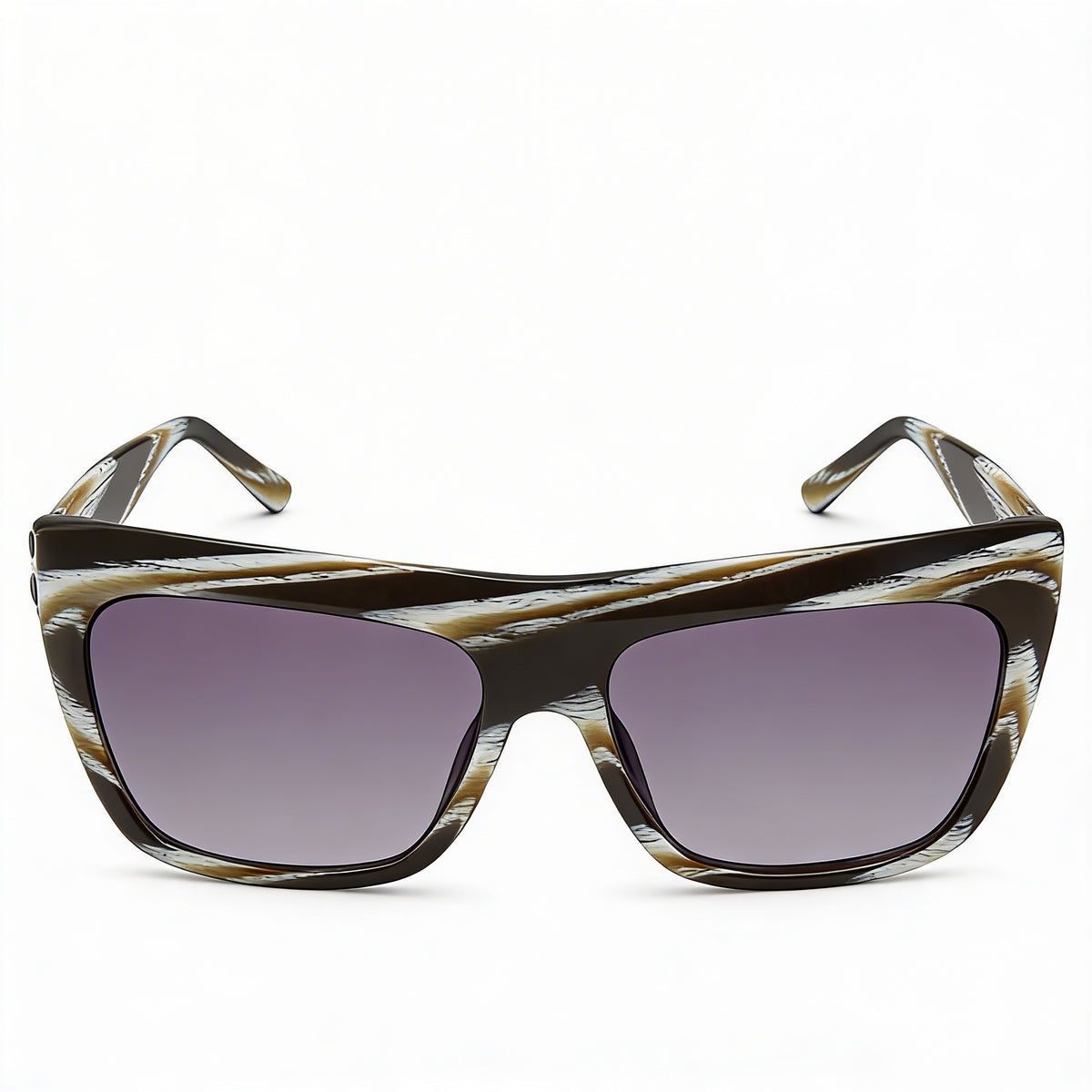 Gafas de sol rectangulares negras L.A.M.B. Horn para mujer, 56 mm, Photo 2
