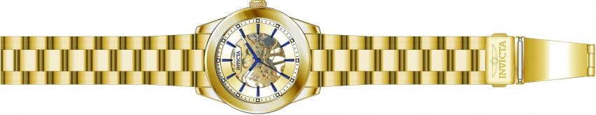 buy Invicta 25759 Men's Watch Vintage Mechanical Skeleton Dial Yellow Gold Bracelet